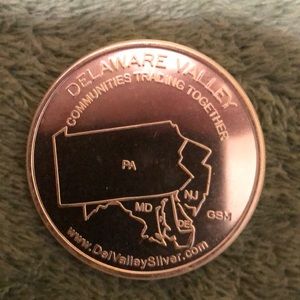 One Troy oz fine silver coin